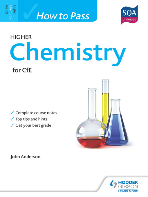 Title details for How to Pass Higher Chemistry for CfE by John Anderson - Wait list